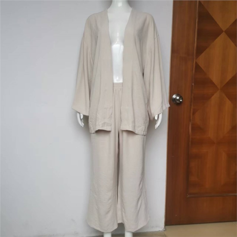 Женский льняной брючный костюм – обзор и цена Linen Pant Wide