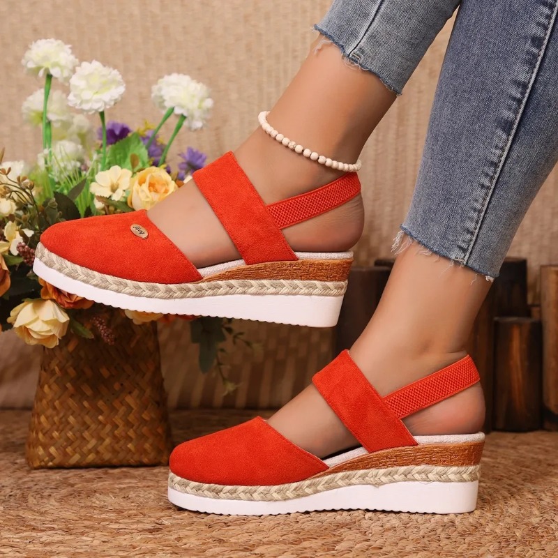 Женские летние сандалии на тан – обзор и цена Wedge Espadrille Women