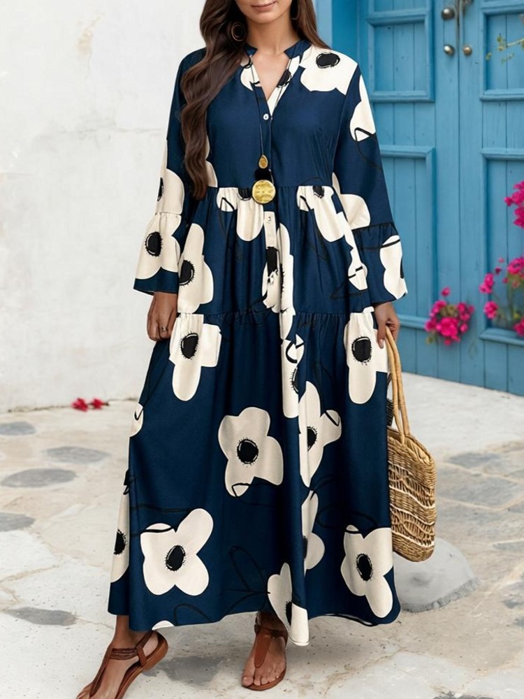Платья больших размеров XL-4XL – обзор и цена Midi Skirt Floral
